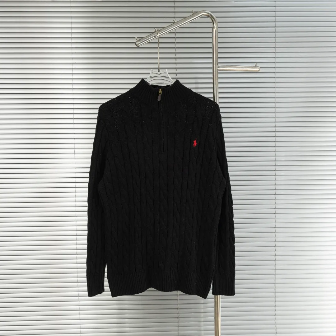 P290 top version (different currencies) You can scan the QR code to enter the official website Style: Ralph Lauren POLO Ralph Lauren small label embroidered knitted old money style half-zip pullover long-sleeved sweater Color: Picture color Size: XS-XL Fabric: Pure cotton Accessories: Full set of customized accessories No gender distinction, same style for men and women